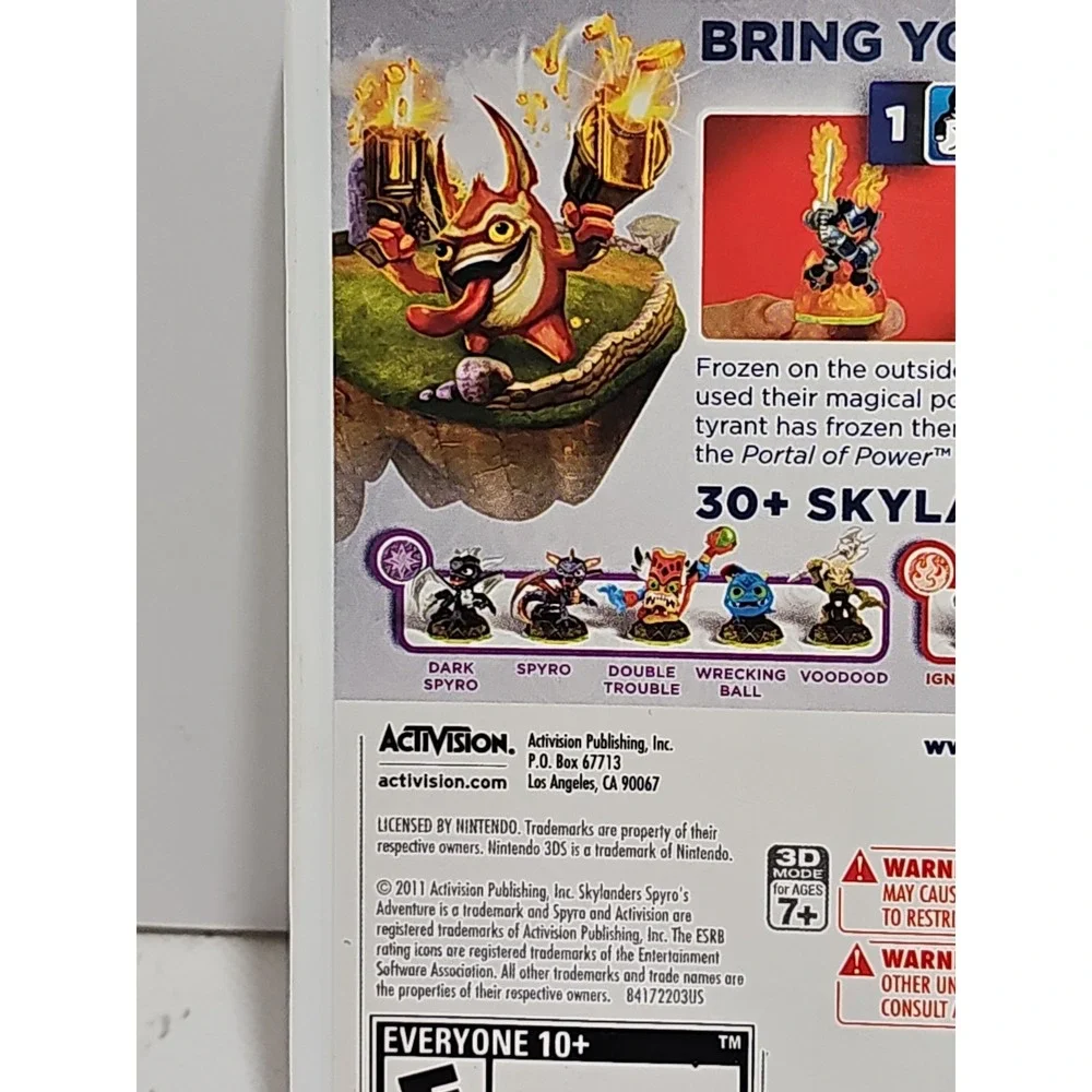skylanders spyros adventure Nintendo  3DS